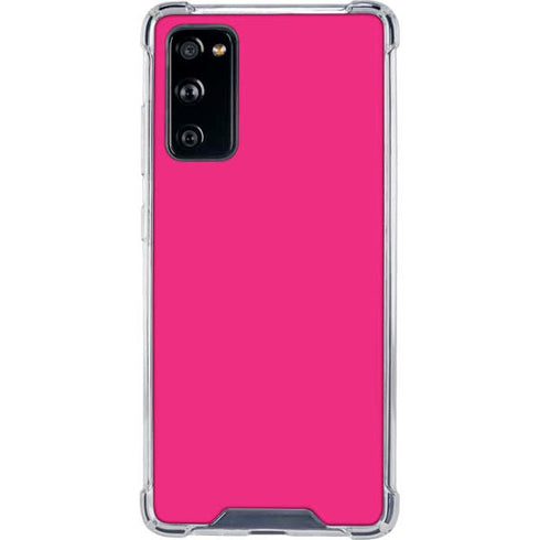 HOT Pink Solid Galaxy S20 FE Clear Case